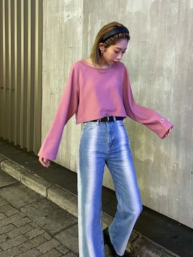 大谷亜宥茄 (EMODA)さん（レディース・170cm）の春コーディネート