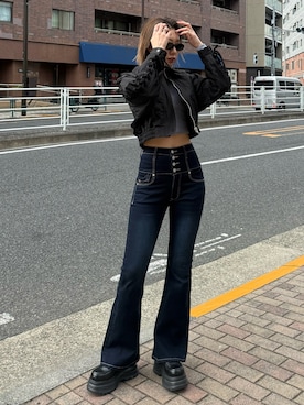 大谷亜宥茄 (EMODA)さん（レディース・170cm）の春コーディネート