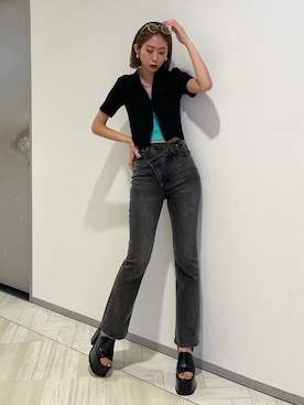 大谷亜宥茄 (EMODA)さん（レディース・170cm）の春コーディネート