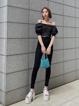 大谷亜宥茄 (EMODA)さん（レディース・170cm）の春コーディネート