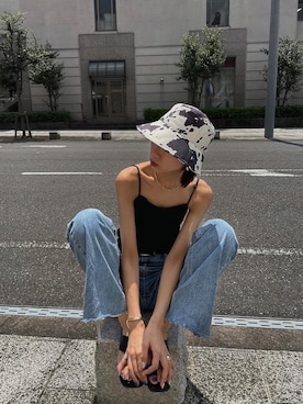 大谷亜宥茄 (EMODA)さん(レディース・172cm)の夏コーディネート