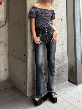 「厚底」｜大谷亜宥茄 (EMODA)さん（レディース・170cm）の秋コーディネート