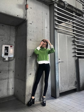 大谷亜宥茄 (EMODA)さん(レディース・170cm)の冬コーディネート