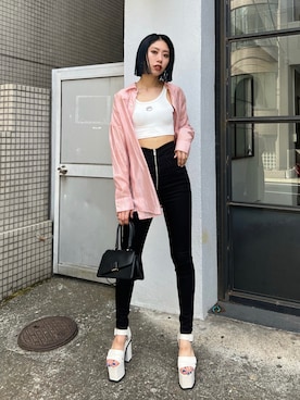 大谷亜宥茄 (EMODA)さん(レディース・172cm)の夏コーディネート