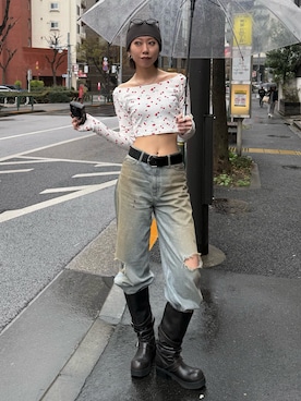 大谷亜宥茄 (EMODA)さん（レディース・170cm）の春コーディネート