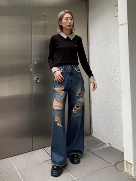 大谷亜宥茄 (EMODA)さん（レディース・170cm）の春コーディネート