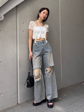大谷亜宥茄 (EMODA)さん(レディース・170cm)の夏コーディネート