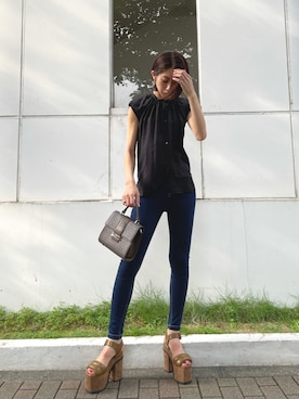 大谷亜宥茄 (EMODA)さん(レディース・172cm)の夏コーディネート