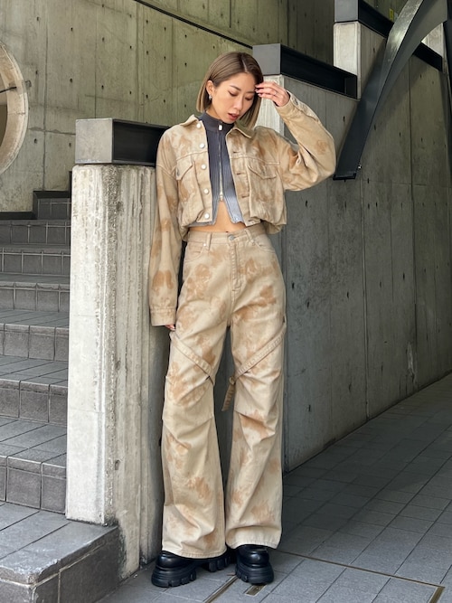 セール】バルーンコンパクトデニムブルゾン（デニムジャケット