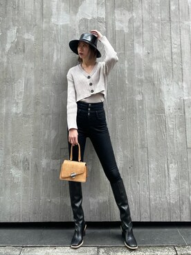 大谷亜宥茄 (EMODA)さん(レディース・170cm)の春コーディネート