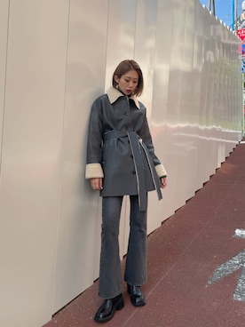 大谷亜宥茄 (EMODA)さん（レディース・170cm）の秋コーディネート