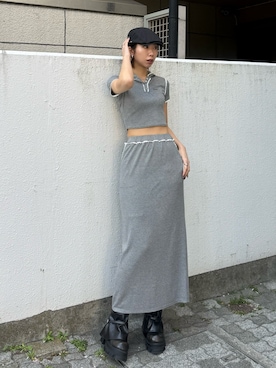 「EMODA」｜大谷亜宥茄 (EMODA)さん（レディース・170cm）の春コーディネート