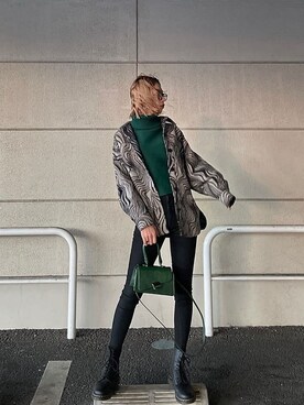 大谷亜宥茄 (EMODA)さん(レディース・170cm)の秋コーディネート
