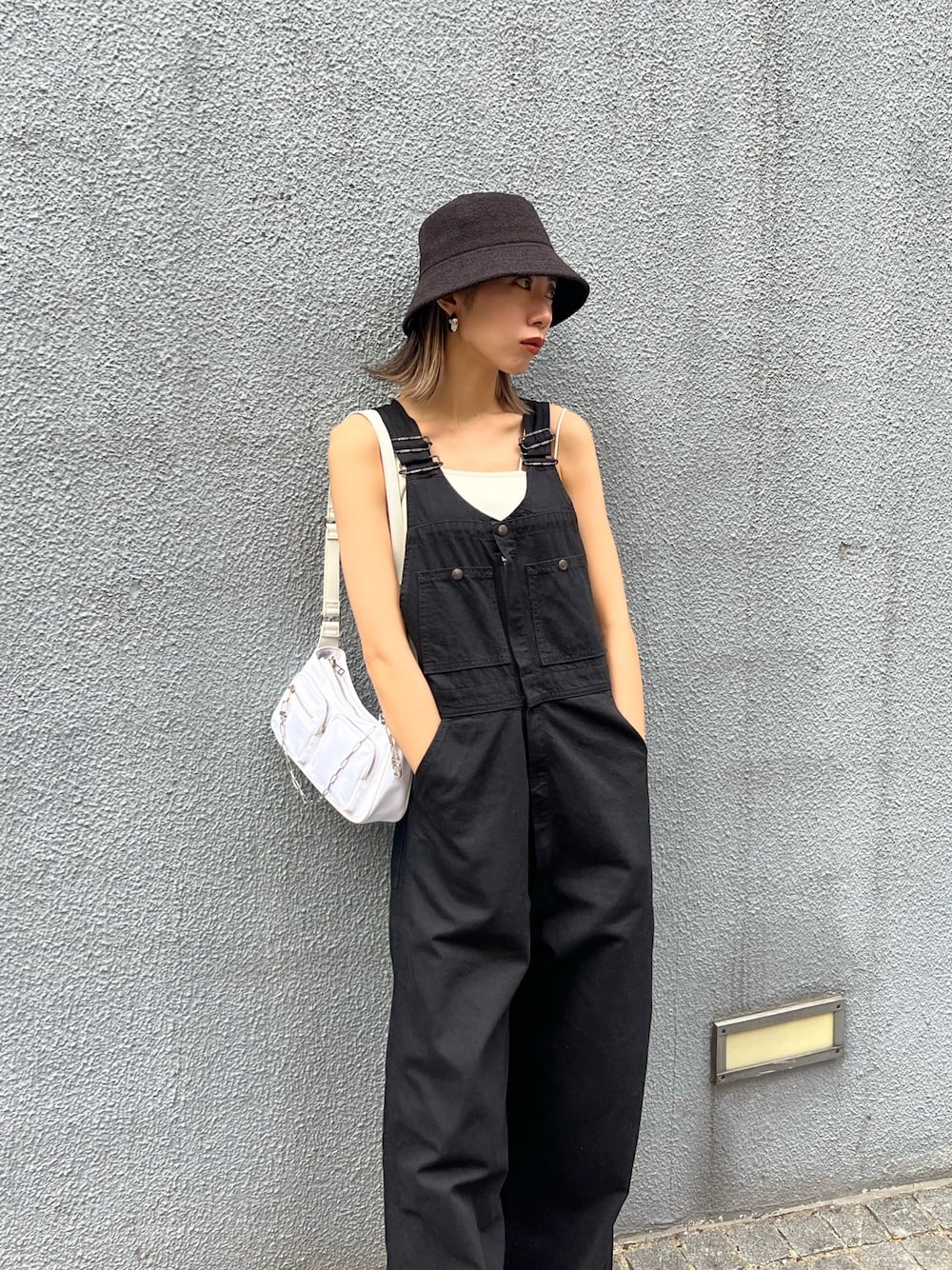 【LEE×EMODA】フロントオープンオーバーオール　エモダ　オーバーオール Lee（リー）の「【LEE×EMODA】フロントオープンオーバーオール