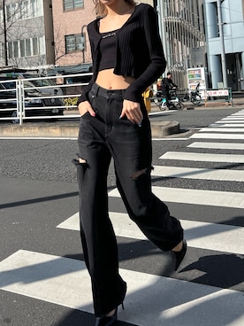 大谷亜宥茄 (EMODA)さん（レディース・170cm）の春コーディネート