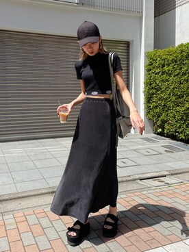 大谷亜宥茄 (EMODA)さん（レディース・170cm）の春コーディネート