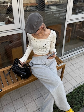 「アイテム（ハンドバッグ）」を使った、大谷亜宥茄 (EMODA)さん（レディース・170cm）の夏コーディネート
