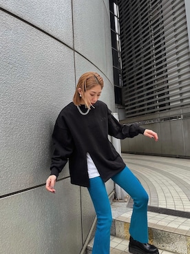 大谷亜宥茄 (EMODA)さん（レディース・172cm）の冬コーディネート