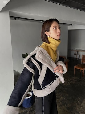 大谷亜宥茄 (EMODA)さん（レディース・170cm）の秋コーディネート