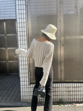 大谷亜宥茄 (EMODA)さん(レディース・172cm)の冬コーディネート