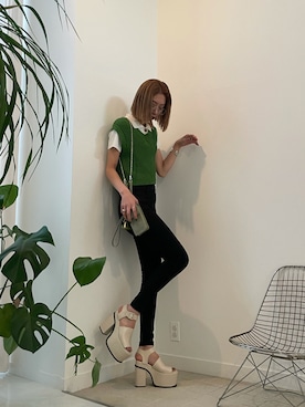 大谷亜宥茄 (EMODA)さん（レディース・172cm）の春コーディネート