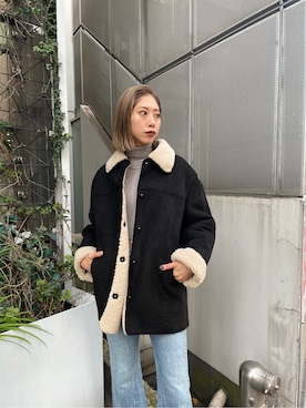 大谷亜宥茄 (EMODA)さん(レディース・170cm)の冬コーディネート