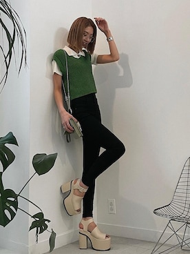 大谷亜宥茄 (EMODA)さん（レディース・172cm）の春コーディネート