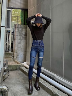 大谷亜宥茄 (EMODA)さん（レディース・170cm）の秋コーディネート