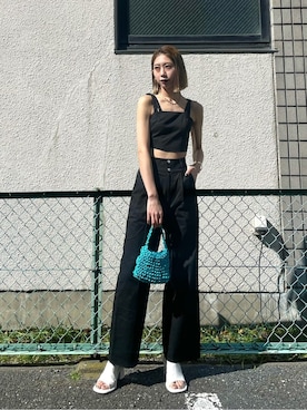 「EMODA（エモダ）のアイテム（その他トップス）」を使った、大谷亜宥茄 (EMODA)さん（レディース・170cm）の春コーディネート