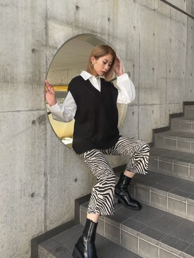 大谷亜宥茄 (EMODA)さん(レディース・170cm)の秋コーディネート