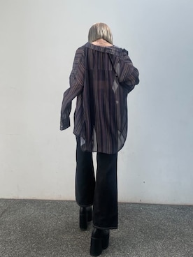 大谷亜宥茄 (EMODA)さん（レディース・170cm）の夏コーディネート