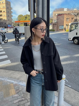 大谷亜宥茄 (EMODA)さん（レディース・170cm）の冬コーディネート