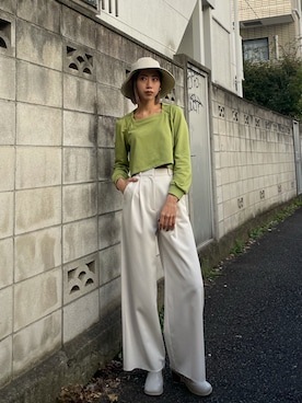 大谷亜宥茄 (EMODA)さん（レディース・172cm）の冬コーディネート