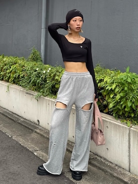 「高身長女子」｜大谷亜宥茄 (EMODA)さん（レディース・170cm）の秋コーディネート