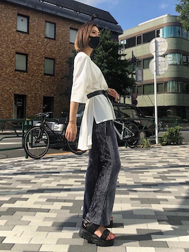 大谷亜宥茄 (EMODA)さん（レディース・170cm）の夏コーディネート