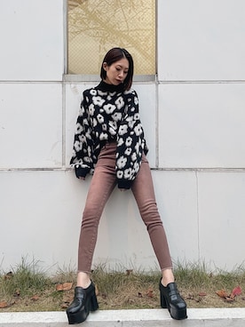 大谷亜宥茄 (EMODA)さん(レディース・170cm)の冬コーディネート