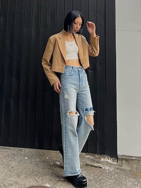 大谷亜宥茄 (EMODA)さん(レディース・170cm)の夏コーディネート