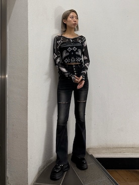 大谷亜宥茄 (EMODA)さん（レディース・170cm）の春コーディネート