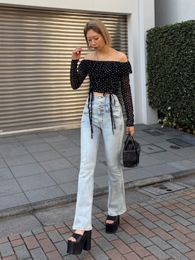 大谷亜宥茄 (EMODA)さん（レディース・170cm）の春コーディネート