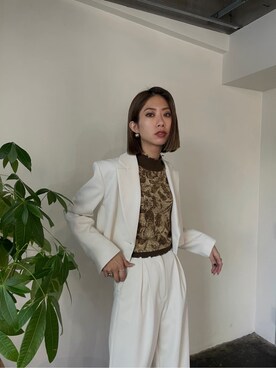 大谷亜宥茄 (EMODA)さん（レディース・170cm）の冬コーディネート