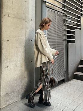 大谷亜宥茄 (EMODA)さん（レディース・170cm）の冬コーディネート