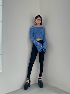 大谷亜宥茄 (EMODA)さん（レディース・170cm）の冬コーディネート