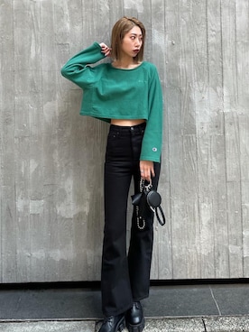 大谷亜宥茄 (EMODA)さん（レディース・172cm）の春コーディネート