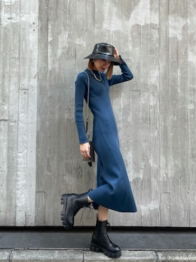 大谷亜宥茄 (EMODA)さん(レディース・170cm)の冬コーディネート