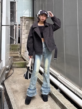 大谷亜宥茄 (EMODA)さん(レディース・170cm)の秋コーディネート