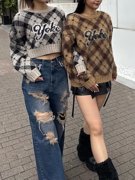 大谷亜宥茄 (EMODA)さん(レディース・170cm)の冬コーディネート