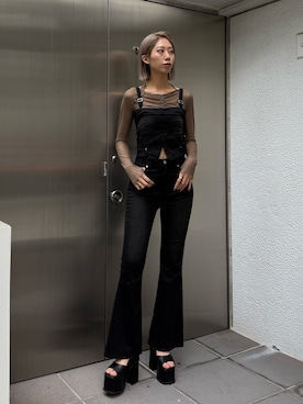 「アイテム（ワンピース/ドレス）」を使った、大谷亜宥茄 (EMODA)さん（レディース・170cm）の秋コーディネート