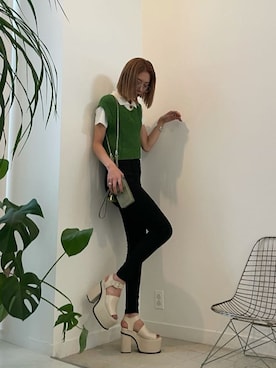 大谷亜宥茄 (EMODA)さん（レディース・170cm）の春コーディネート