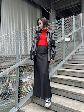 大谷亜宥茄 (EMODA)さん（レディース・170cm）の春コーディネート