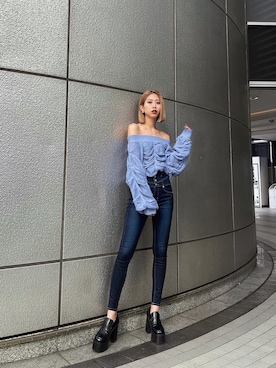 大谷亜宥茄 (EMODA)さん(レディース・172cm)の冬コーディネート